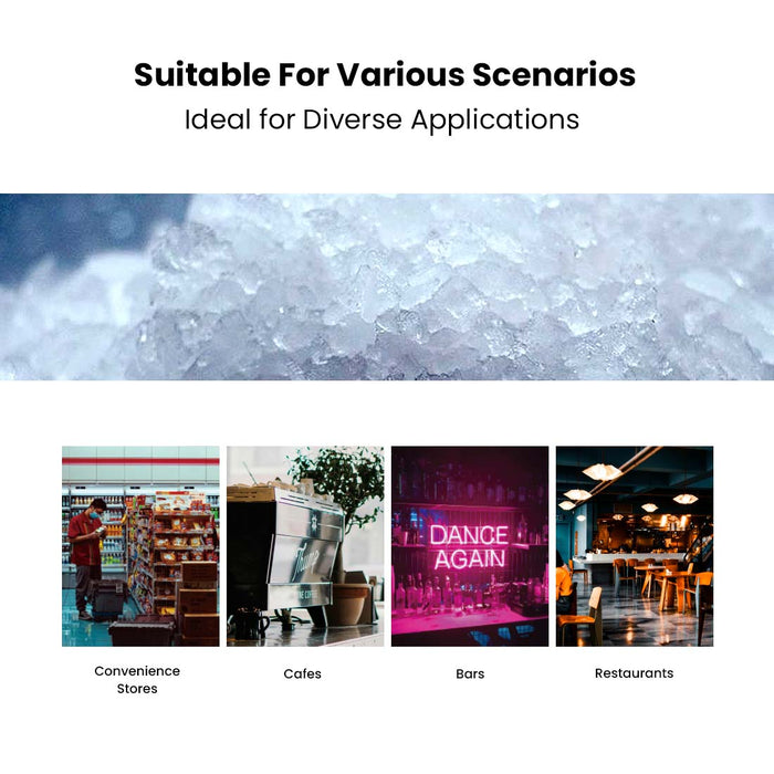 Blizzard Underbench Granular Ice Maker 60Kg - SN-068F