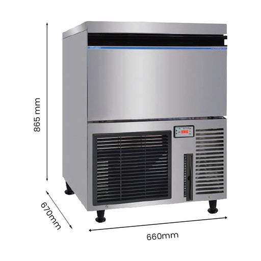 Blizzard Premium Under-Counter Ice Maker Large Cube Ice – SN-200P