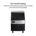 Blizzard Ice Maker Air Cooled 95kg - SN-210P