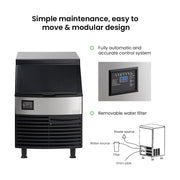 Blizzard Ice Maker Air Cooled 95kg - SN-210P