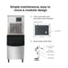 Blizzard Chewblet/Nugget Ice Maker 250Kg - SN-258N