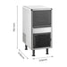 Blizzard Blizzard Underbench Bullet Ice Maker 25kg - SN-25C