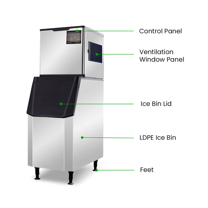 Blizzard Professional Ice Maker 280kg - SN-280C