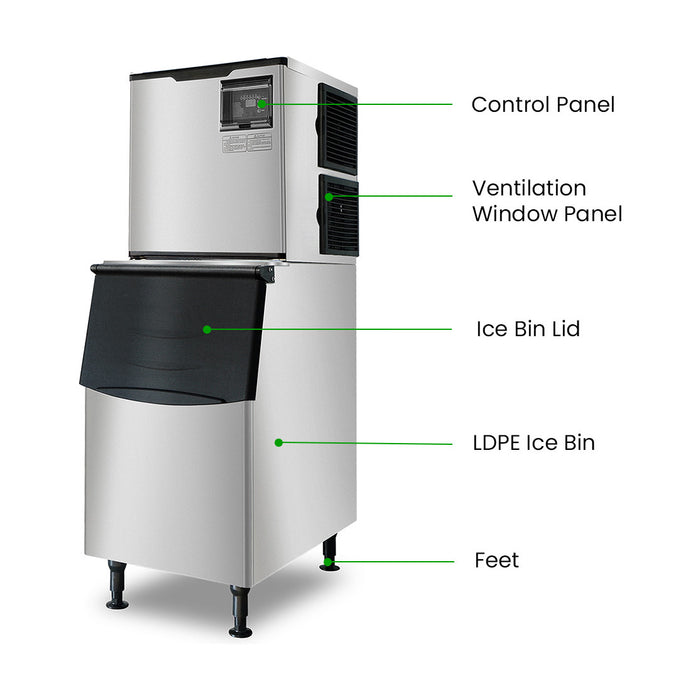Blizzard Professional Air-Cooled Ice Maker 189kg - SN-420P