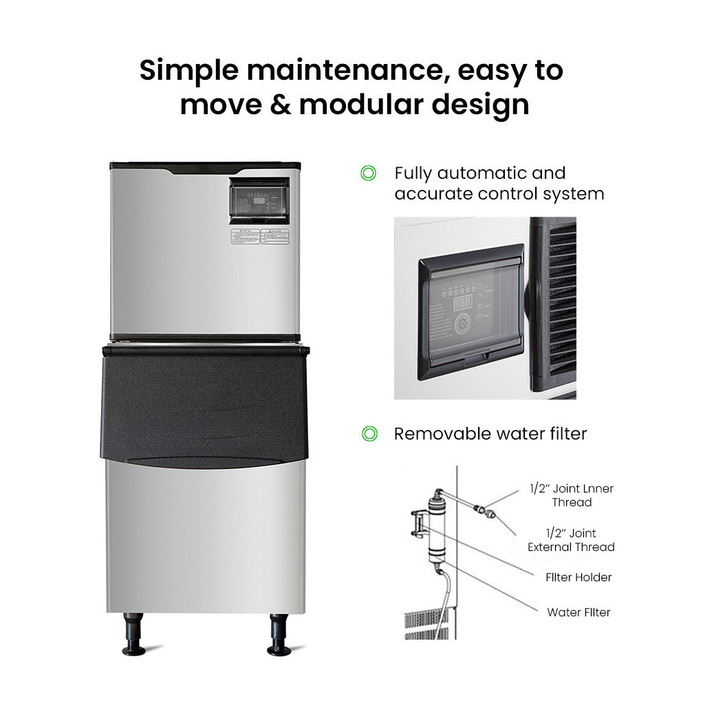 Blizzard Professional Air-Cooled Ice Maker 189kg - SN-420P