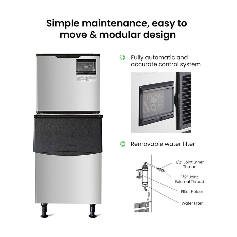 Blizzard Professional Air-Cooled Ice Maker 189kg - SN-420P