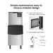 Blizzard Professional Air-Cooled Ice Maker 310kg - SN-700P