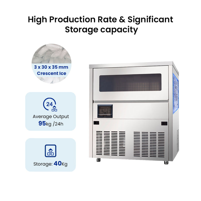 Blizzard Professional Ice Maker 80kg - SN-80C