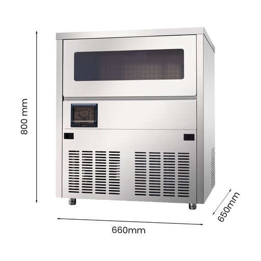 Blizzard Under Bench Ice Maker Air Cooled 80kg - SN-81B