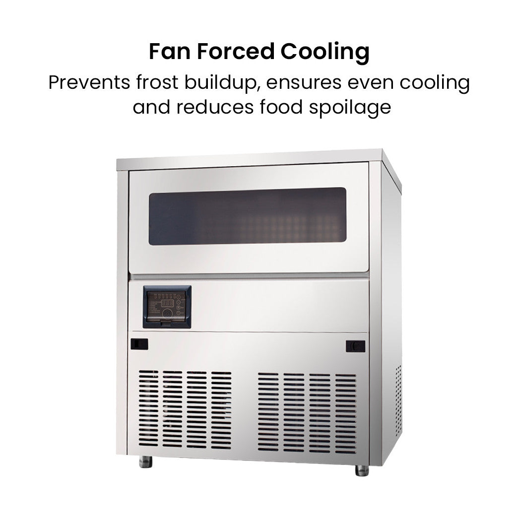 Blizzard Under Bench Ice Maker Air Cooled 80kg - SN-81B