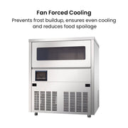 Blizzard Under Bench Ice Maker Air Cooled 80kg - SN-81B