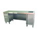Modular Systems Stainless Steel Multipurpose Utility Bench with Sink 2100mm - SS6-2100R-H