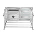 Modular Systems Stainless Steel Left Inlet Single Sink Dishwasher Bench 1200mm - SSBD7-1200L/A
