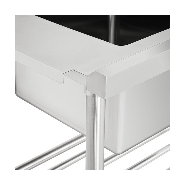 Modular Systems Stainless Steel Left Inlet Single Sink Dishwasher Bench 1200mm - SSBD7-1200L/A