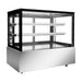 Bonvue Black Trim Square Glass Cake Display 3 Tier 1200mm - SSU120-2XB