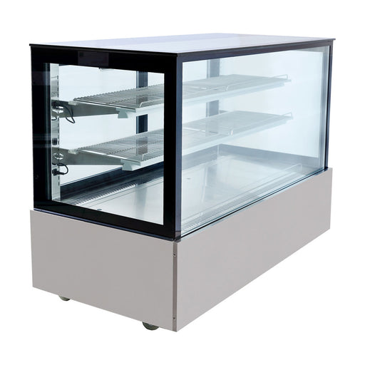 Bonvue Black Trim Square Glass Cake Display 3 Tier 1500mm- SSU150-2XB