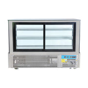Bonvue Black Trim Square Glass Cake Display 3 Tier 1500mm- SSU150-2XB