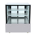 Bonvue Black Trim Square Glass Cake Display 3 Tier 900mm - SSU90-2XB