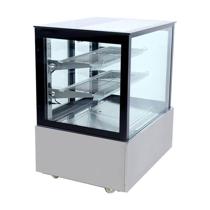 Bonvue Black Trim Square Glass Cake Display 3 Tier 900mm - SSU90-2XB