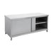 Modular Systems Stainless Steel Kitchen Tidy Pass-Through Workbench Cabinet 1500mm - STHT6-1500-H