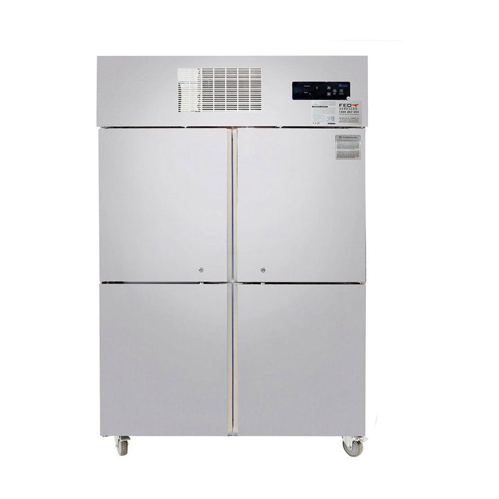 Thermaster Tropical 4 x Half Door SS Fridge - SUC1000