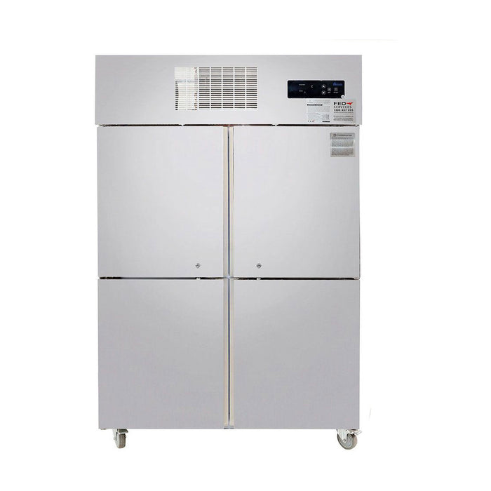 Thermaster Tropical 4 x Half Door SS Fridge - SUC1000