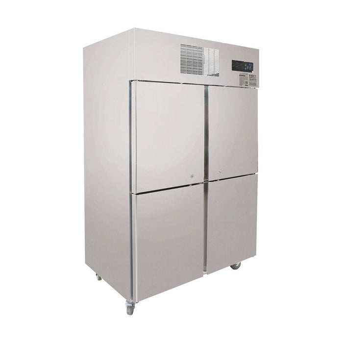 Thermaster Tropical 4 x Half Door SS Fridge - SUC1000