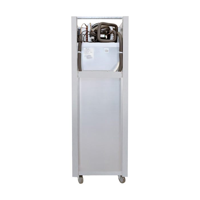 Thermaster Tropical 2 x Half Door SS Fridge - SUC500