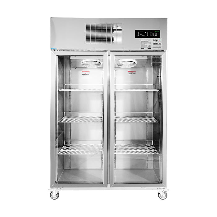 Thermaster Double Door Upright Display Fridge 1000L - SUCG1000