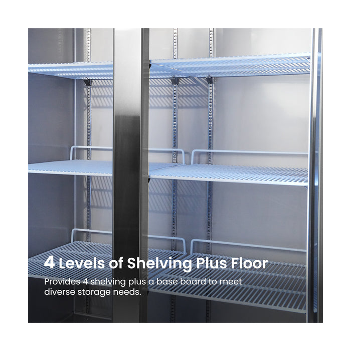 Thermaster Double Door Upright Display Fridge 1000L - SUCG1000