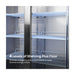 Thermaster Double Door Upright Display Fridge 1000L - SUCG1000