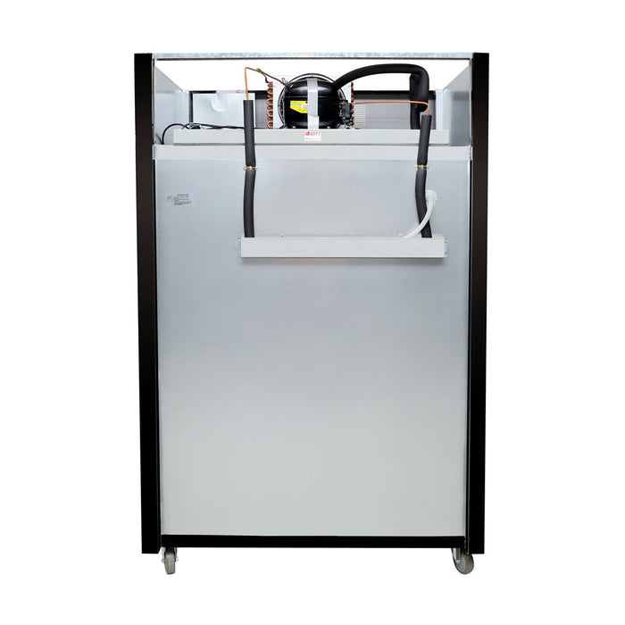 Thermaster Double Door Upright Display Fridge Black 1000L - SUCG1000B