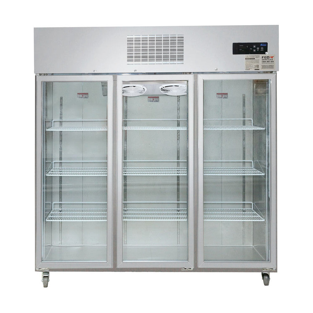 Thermaster Three Door Upright Display Fridge - SUCG1500