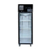 Thermaster Single Glass Door Upright Fridge Black Stainless Steel 500L - SUCG500B