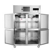 Thermaster Tropical 4 x Half Door SS Freezer - SUF1000