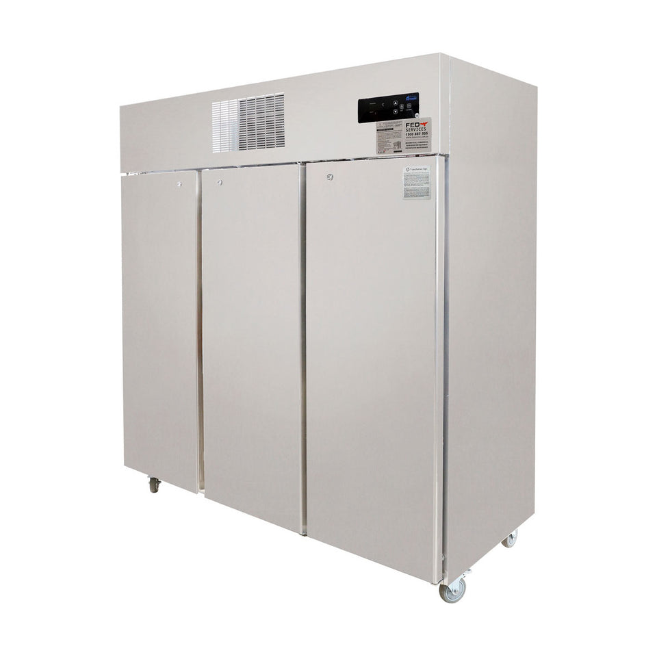 Thermaster Three Door SS Upright Storage Freezer - SUF1500