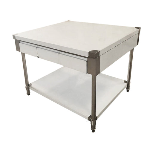 Modular Systems Stainless Steel Workbench with 3 Drawer Each Side 1500mm - SWBD10-1500