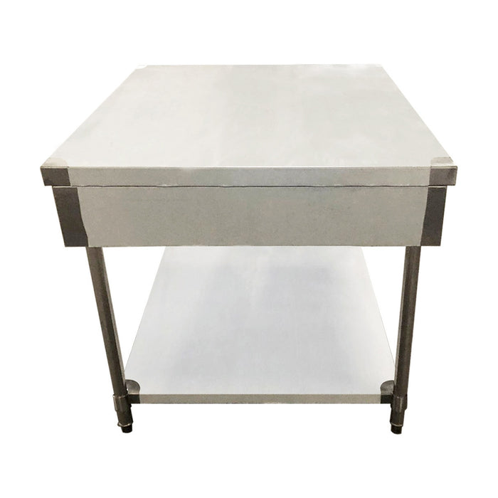 Modular Systems Stainless Steel Workbench with 4 Drawer Each Side 1800mm - SWBD10-1800