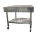 Modular Systems Stainless Steel Work Bench with 2 Drawers & Undershelf - SWBD7-2