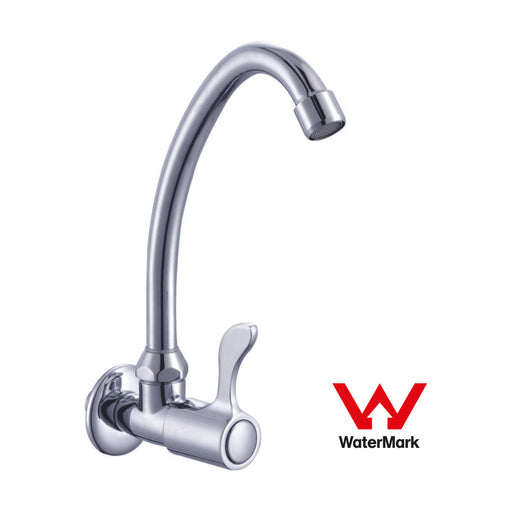 Sunmixer Wall Mounted Gooseneck Faucet with Front Handle - T20139L