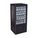 Thermaster Four-Sided Countertop Beverage Display Fridge 78L Black - TCBD78B