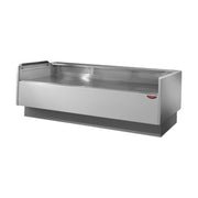 Tecnodom Series MR80 Black 1520mm Self-Serving Deli Display with Storage & Castors - TDMR-0815SELF