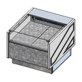 Tecnodom Square Deli, Poultry & Meat Display Add On Units 900mm Depth Storage Surface - TDMR-0910SELF