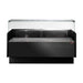Tecnodom Series MR9.5 Black 1520mm Wide Deli Display with Storage & Castors - TDMR-0915B