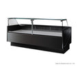Tecnodom Series MR9.5 Black 2480mm Wide Deli Display with Storage & Castors - TDMR-0925B