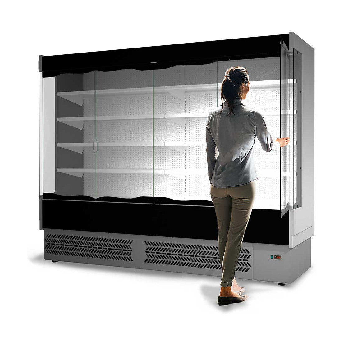 Tecnodom Vulcano Supermarket 4 Door Open Display - TDVB80-CA-250