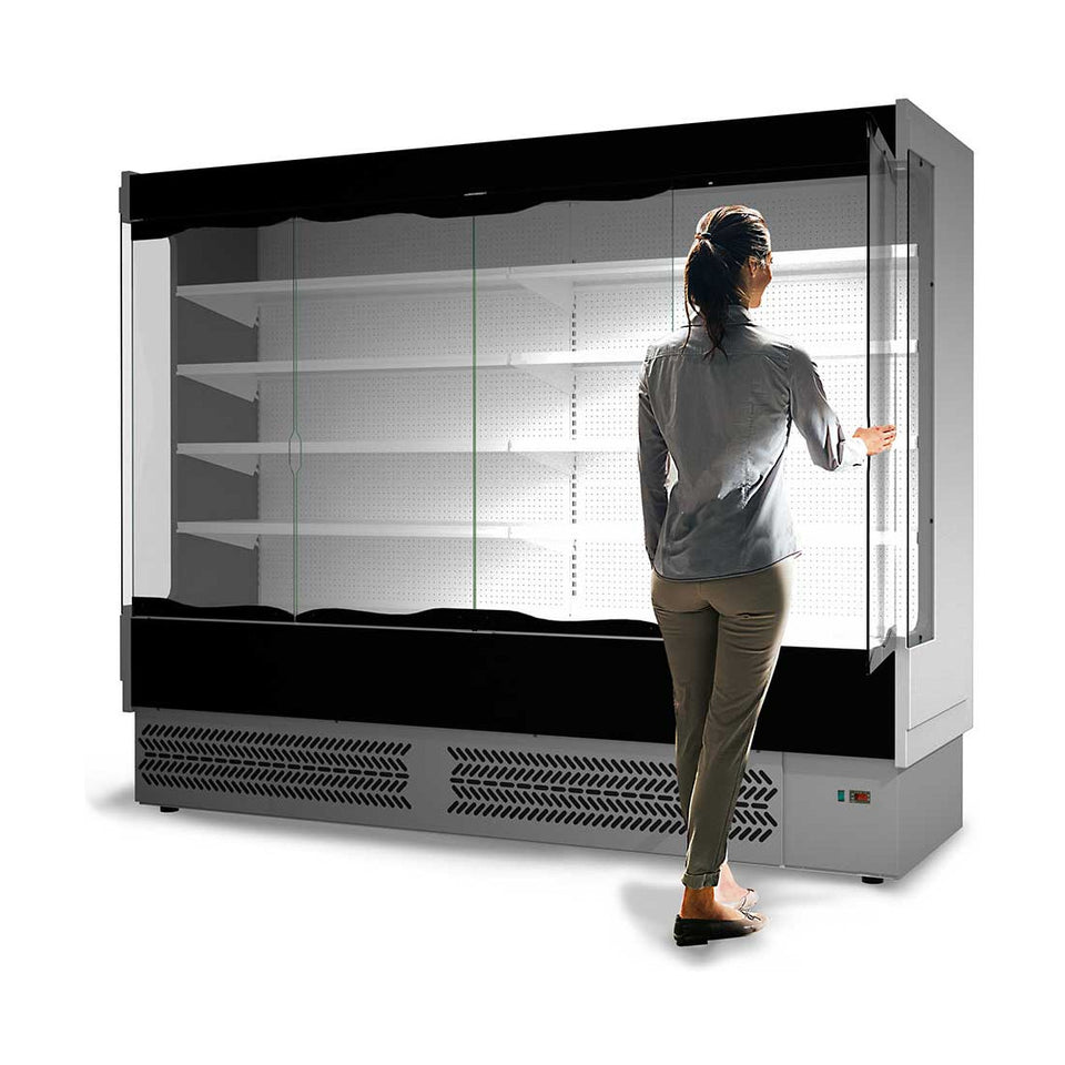 Tecnodom Vulcano Supermarket 4 Door Open Display - TDVB80-CA-250