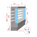 Italia Cool Open Chiller with 4 Shelves - TDVC60-CA-150