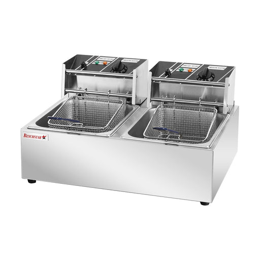 Benchstar Double Tank Electric Fryer - TEF-82KW