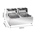 Benchstar Double Tank Electric Fryer - TEF-82KW